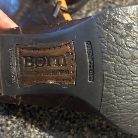 Born Brown Leather Lace-Up Boots - Picture 5 of 10
